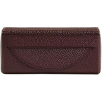 HERMES Goatskin Storage Bag Men's 0G Rouge Sellier Saddle Red
