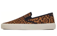 SAINT LAURENT Low Top Stylish Skateboarding Shoes Women's Brown