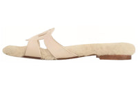 LOUIS VUITTON Slip Resistant Slide Slippers Women's Beige