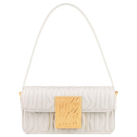 DIOR Miss Dior Quilting Calfskin Handbag Shoulder Bag Women's White