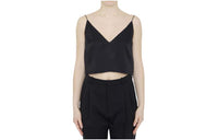 SAINT LAURENT V-Neck Sleeveless Top
