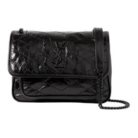 SAINT LAURENT Calfskin Shoulder Bag Mini Women's Black