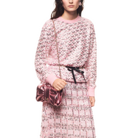 CHANEL 25B Sweater Women's Light Pink