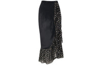 SAINT LAURENT Casual Long Skirts Women's Black