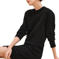HERMES FW24 Long Sleeved Dresses Women's Black