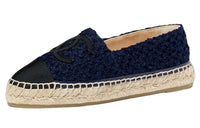 CHANEL Casual Single Shoes Women's Marine Blue