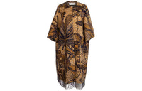DIOR Tropicalia Toile De Jouy Opera Fringed Hem Coat