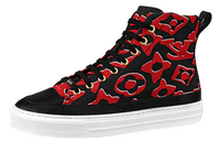 LOUIS VUITTON Stellar Stylish Skateboarding Shoes Women's Black Red