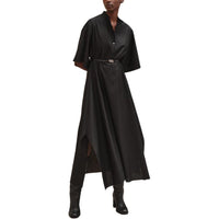 HERMES FW24 Short Sleeved Dress Women's Black