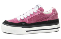CHANEL Low-Top Skateboard Shoes Women's Pink