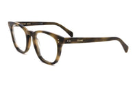 CELINE - Cat Eye Eyeglass Frames Men's Black Yellow