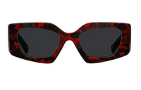 PRADA Plate Frame Irregular Shape Sunglasses Women's Multicolor