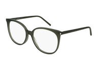 SAINT LAURENT Acetate Rectangular Eyeglass Frames Women's Green