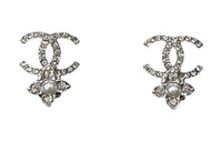 CHANEL Earrings Women's Silver