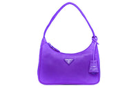 PRADA Re-Edition Nylon Shoulder Bag Handbag Women's Iridescent Purple