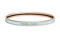HERMES Bangles Women's Blue/Rose Gold