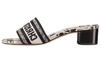 DIOR Dway Slide Slippers Women's Black White