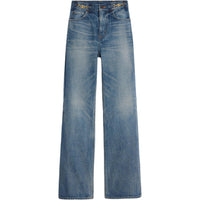 CELINE Jane Flare Jeans In Denim Union Wash