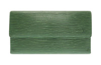 LOUIS VUITTON Epi Leather Wallet Women's Borneo Green