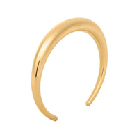 CELINE Formes Abstraites Cuff In Brass With Gold Finish