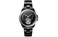 CHANEL J12 Wrist Watch Manual Mechanical Movement Ceramic Strap 38mm Cut-Out Dial Women's Watch