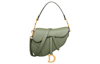 DIOR Calfskin Shoulder Bag, Crossbody Bag, Handbag Women's Cedar Green