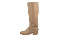 CHANEL Knee-high Boots Women's Beige