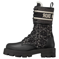 DIOR D-Major Ankle Boots Women's Black