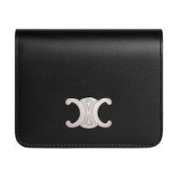 CELINE Calfskin Wallet Men's Black