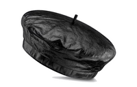 DIOR Calfskin Berets Women's Black