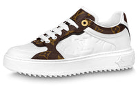 LOUIS VUITTON Time Out Sneakers 'Brown Monogram' Women's