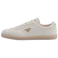PRADA Triangle-logo Leather Sneakers