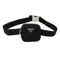PRADA Polyamide Belt Kids' Black Width: 3CM