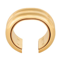 CELINE Brass Bangles Women's Gold/Tan