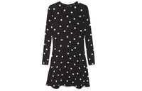 SAINT LAURENT FW21 Long Sleeved Dress Women's Black