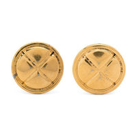 CHANEL 1980s Quilted effect Clip on Earrings