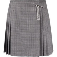 MIU MIU Casual Short Skirts Women's Gray