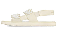LOUIS VUITTON Flower Beach Sandals Men's White