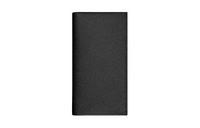 HERMES Citizen Twill Epsom Calfskin Wallet Women's Black