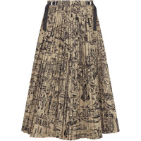 DIOR SS24 Casual Long Skirts Women's Beige Black