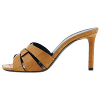 SAINT LAURENT Tribute Square Open Toe Mules Women's