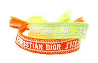 DIOR Cotton Bracelets Women's Two-Tone