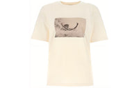 SAINT LAURENT T Shirt Women's Beige Yellow