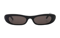 SAINT LAURENT Acetate Irregular Shape Sunglasses Women's Black
