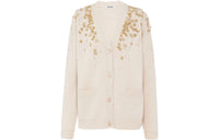 MIU MIU SS22 Cashmere Sweater Women's White
