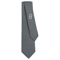 HERMES Silk Ties Men's Dark Gray