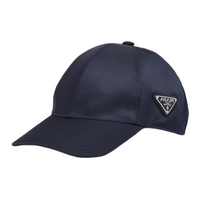 PRADA Recycled Polyamide Baseball Caps Men's Blue