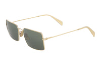 CELINE Metal Irregular Shape Sunglasses Men's Gold