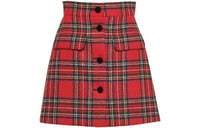 MIU MIU Casual Short Skirts Women's Red
