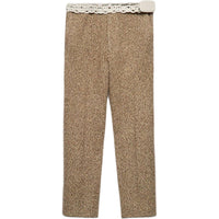PRADA SS25 Casual Pants Men's Camel Brown
